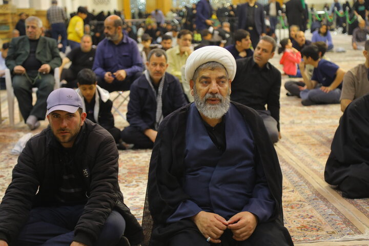 تصاویر / مراسم شهادت امام جعفر صادق (ع) و بزرگداشت حادثه غم انگیز مدرسه مبارکه فیضیه در سال ۱۳۴۲ در حرم حضرت معصومه (س)