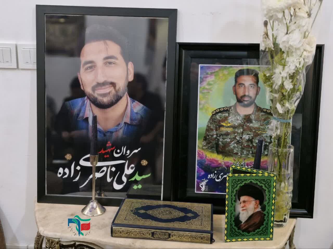تجلیل اساتید و دانشجویان دانشگاه علوم پزشکی کاشان از خانواده شهید جنگ رمضان