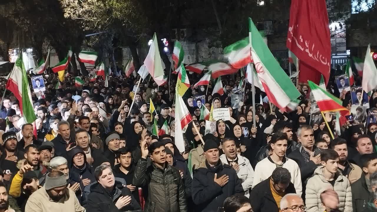فیلم| حمایت مردم از نظام در موج چهل و چهار در میاندوآب