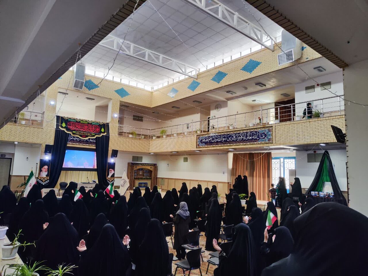تصاویر/ مراسم شهادت حضرت امام جعفرصادق علیه السلام در مدرسه ریحانه الرسول سلام الله علیها ارومیه
