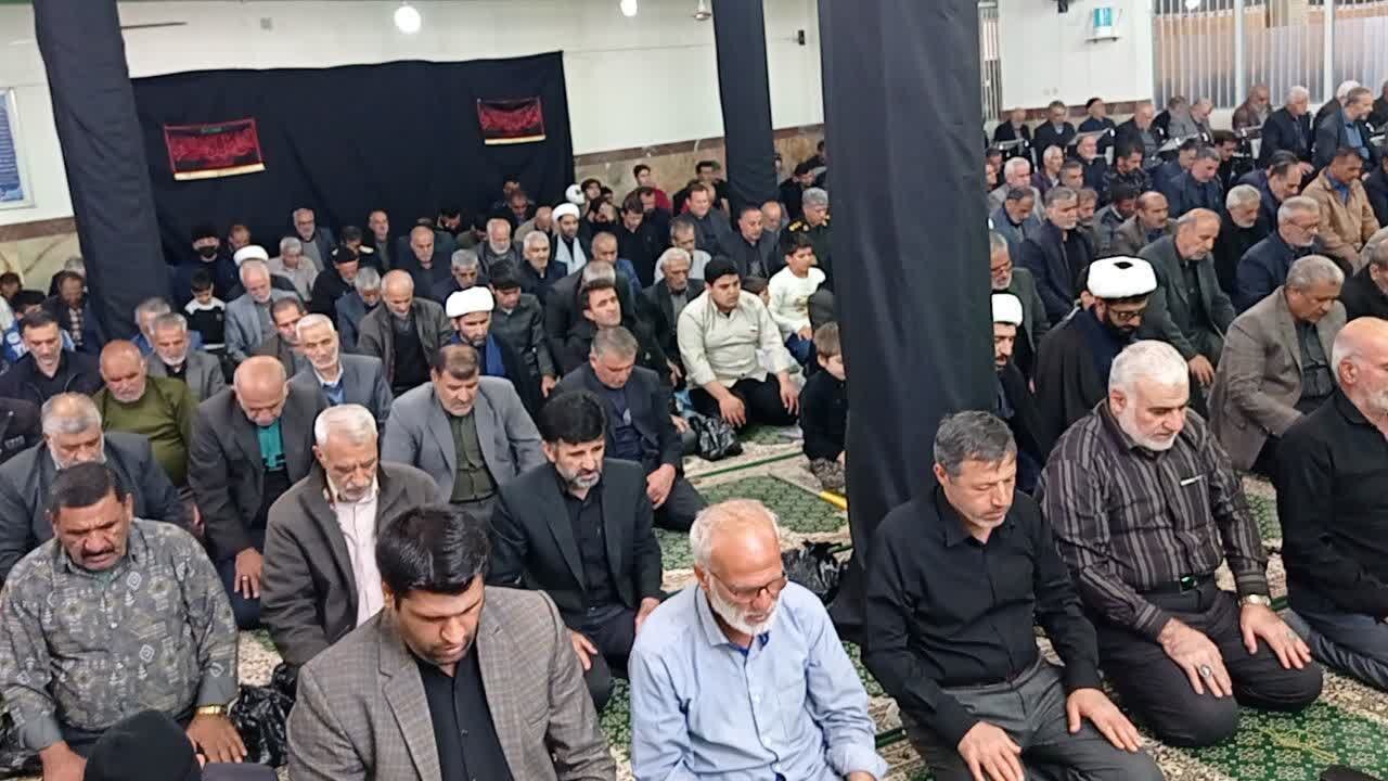 تصاویر/ مراسم عزاداری شهادت امام جعفر صادق (ع) در مسجد جامع الیگودرز