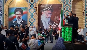 کلیپ| دسته‌روی هیئت فاطمیه جوپار در عصر شهادت امام صادق(ع)