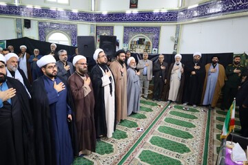 تصاویر/ مراسم شهادت امام جعفر صادق (ع) و یادواره شهدای روحانی قرآنی و خانطومان در شهرستان سیمرغ