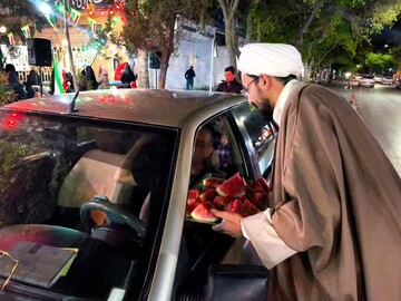 تصاویر/ اجتماع مردمی شب‌های اقتدار موکب مدرسه علمیه دارالحکمه اصفهان