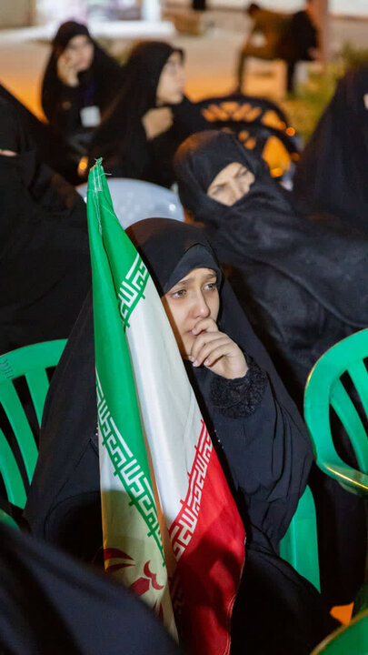 تصاویر| چهل و پنجمین تجمع شبانه مردمی آران وبیدگل در هلال بن علی (ع)