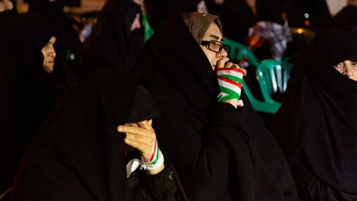 تصاویر| چهل و پنجمین تجمع شبانه مردمی آران وبیدگل در هلال بن علی (ع)