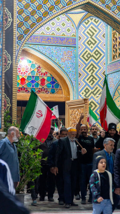 تصاویر| چهل و پنجمین تجمع شبانه مردمی آران وبیدگل در هلال بن علی (ع)