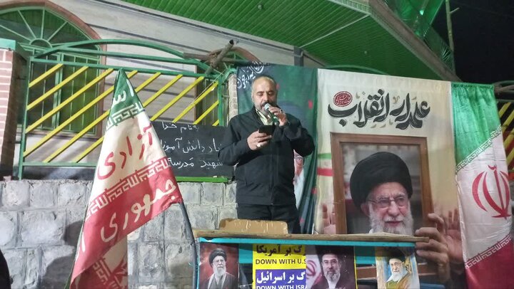 تصاویر / حماسه آفرینی مردم رینه در بیست و پنجم فروردین