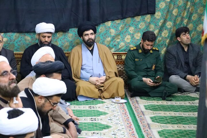 تصاویر/ مراسم شهادت امام جعفر صادق (ع) و یادواره شهدای روحانی قرآنی و خانطومان در شهرستان سیمرغ