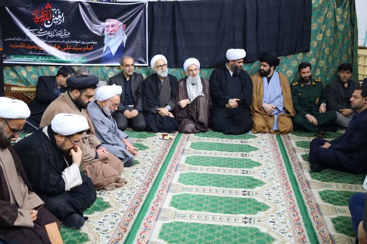 تصاویر/ مراسم شهادت امام جعفر صادق (ع) و یادواره شهدای روحانی قرآنی و خانطومان در شهرستان سیمرغ