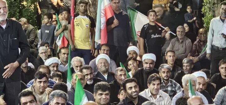 تصاویر/ چهل و پنجمین شب میدان‌داری مردم جیرفت