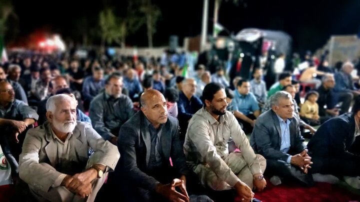 تصاویر/ چهل و پنجمین شب میدان‌داری مردم فهرج