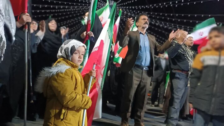 تصاویر/ چهل و پنجمین شب میدان‌داری مردم ماهان