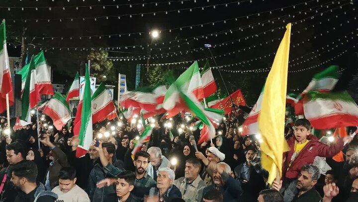 تصاویر/ چهل و پنجمین شب میدان‌داری مردم ماهان