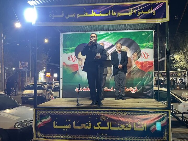 تصاویر/ استمرار تجمعات مردمی در  شهرستان باروق
