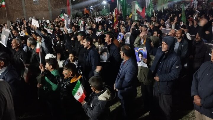 تصاویر/ تجمع مردمی در دهستان ساتلمش محمدلو میاندوآب