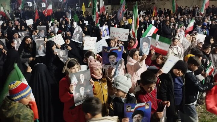 تصاویر/ تجمع مردمی در دهستان ساتلمش محمدلو میاندوآب