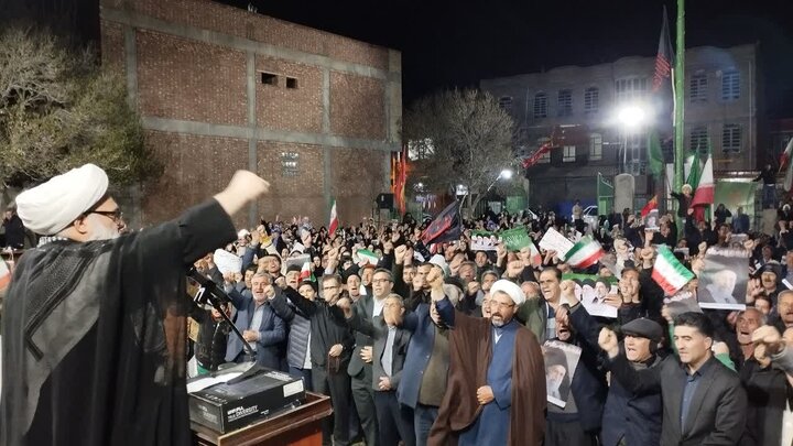 تصاویر/ تجمع مردمی در دهستان ساتلمش محمدلو میاندوآب