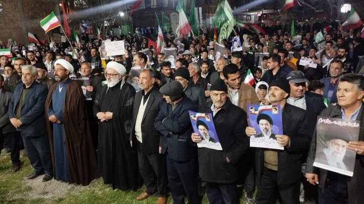 تصاویر/ تجمع مردمی در دهستان ساتلمش محمدلو میاندوآب
