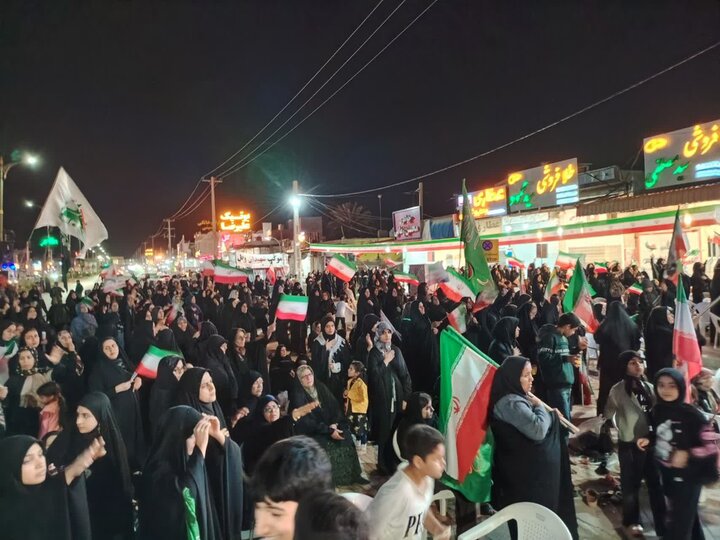 تصاویر/ اجتماع حمایت از نظام در چغادک
