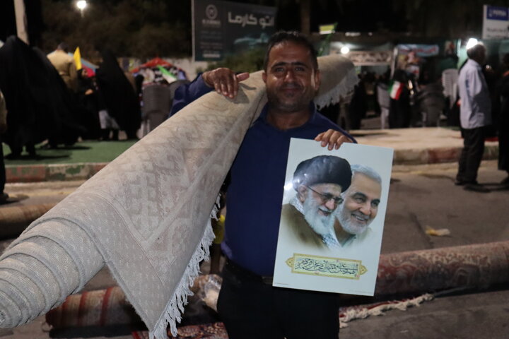 تصاویر/ اجتماع بیعت با رهبر انقلاب در دیّر