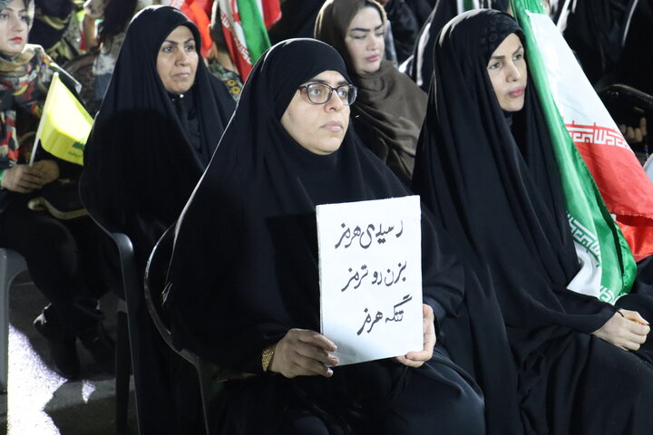 تصاویر/ اجتماع بیعت با رهبر انقلاب در دیّر