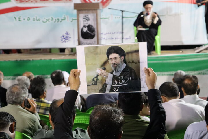 تصاویر/ اجتماع بیعت با رهبر انقلاب در دیّر