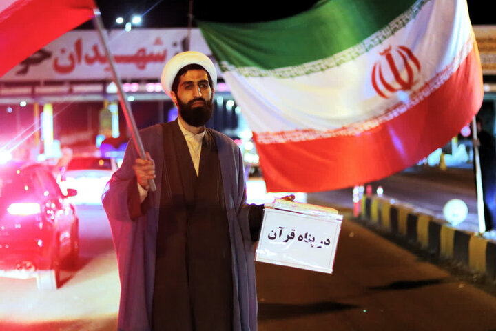 بدرقه متفاوت با همبستگی ملی در عوارضی قم-تهران