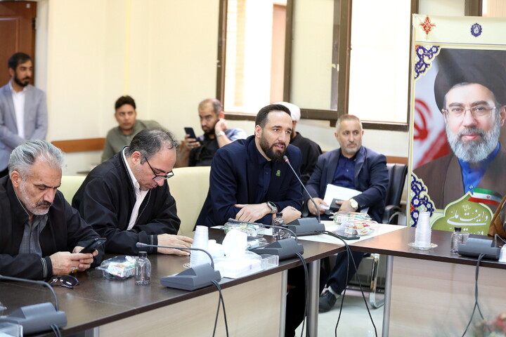 تصاویر/ نشست خبری تشریح فعالیت‌های حرم مطهر بانوی کرامت در ایام معصومیه