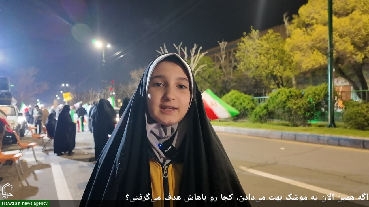 فیلم | “موشک خود را کجا فرود می‌آورید؟