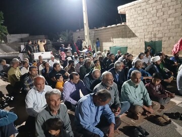 تصاویر/ مردم روستای گنخک شیخ‌ها پای کار نظام