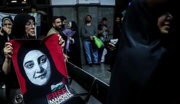 تصاویر/ استقبال از مهدیه اسفندیاری در تهران