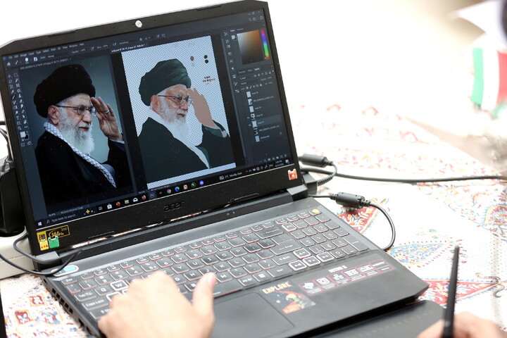 تصاویر/ پویش «جهاد هنرمندانه» در دانشگاه ملی مهارت
