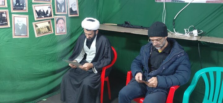 تصاویر/ موکب «شهدای روحانی شهرستان آمل» در ایستگاه بیست و ششم فروردین