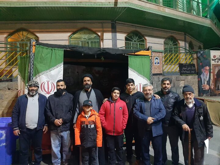 تصاویر/ مؤمنان بخش «رینه» لاریجان، در تجمع شبانه بیست و ششم فروردین