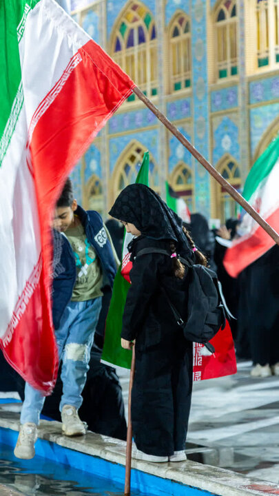 تصاویر/چهل و ششمین تجمع مردمی شهرستان آران وبیدگل در هلال بن علی (ع)