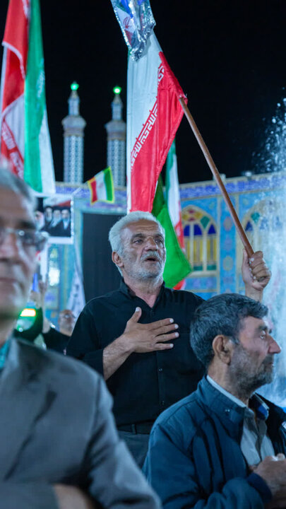 تصاویر/چهل و ششمین تجمع مردمی شهرستان آران وبیدگل در هلال بن علی (ع)