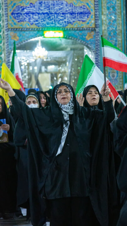 تصاویر/چهل و ششمین تجمع مردمی شهرستان آران وبیدگل در هلال بن علی (ع)