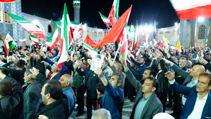 تصاویر/چهل و ششمین تجمع مردمی شهرستان آران وبیدگل در هلال بن علی (ع)