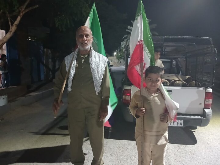تصاویر/ مردم روستای گنخک شیخ‌ها پای کار نظام