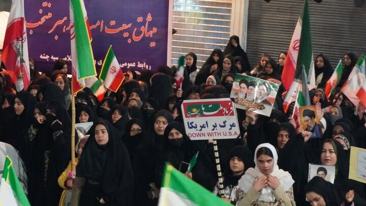 تصاویر/  چهل و هفتمین شب از تجمعات مردمی در چالدران در خونخواهی رهبر شهید انقلاب