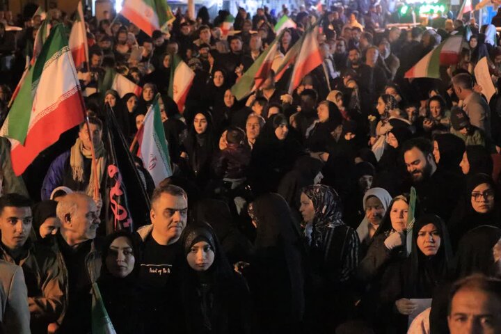 چهل و هفتمین اجتماع شبانه مردمی در قرچک