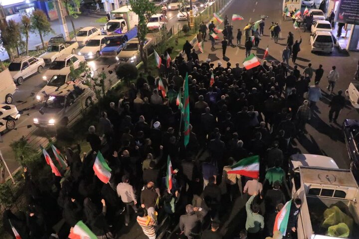 چهل و هفتمین اجتماع شبانه مردمی در قرچک