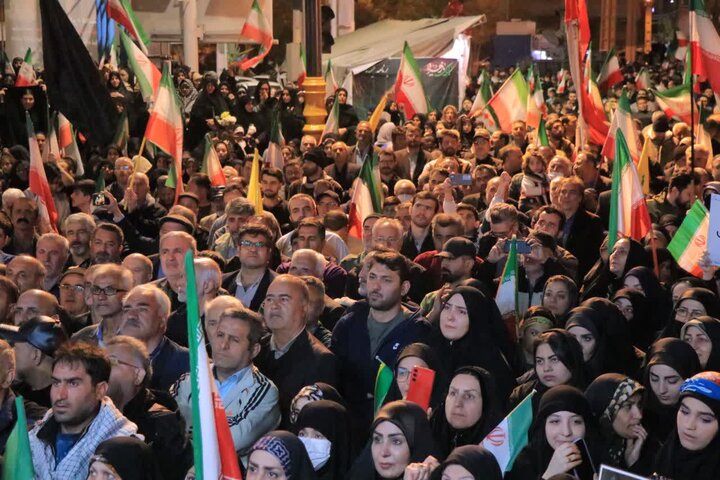 چهل و هفتمین اجتماع شبانه مردمی در قرچک
