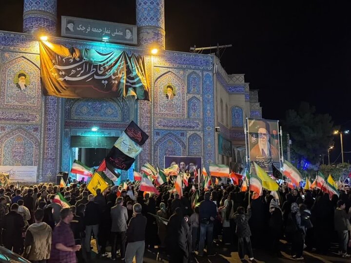چهل و هفتمین اجتماع شبانه مردمی در قرچک