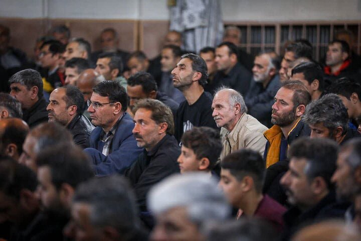تصاویر / مراسم عزاداری رهبر شهید با حضور امام جمعه قزوین