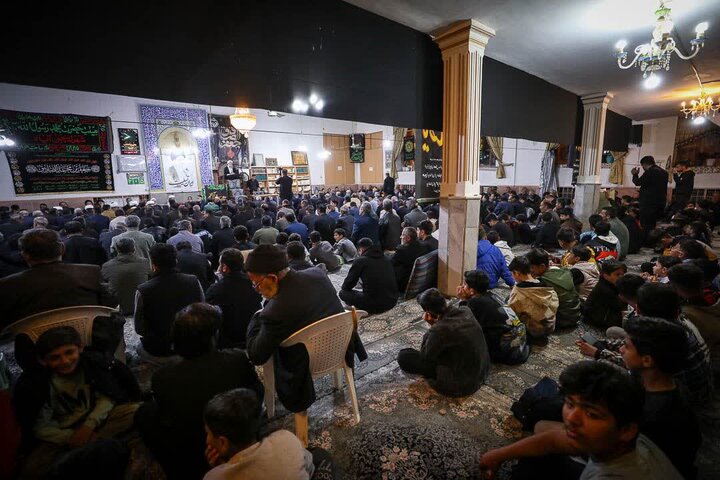 تصاویر / مراسم عزاداری رهبر شهید با حضور امام جمعه قزوین