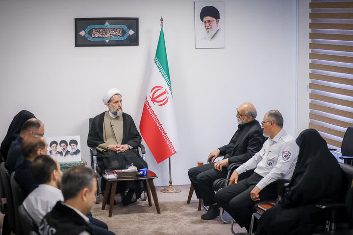 تصاویر / دیدار رئیس سازمان اورژانس کشور با نماینده ولی فقیه در استان وامام جمعه قزوین