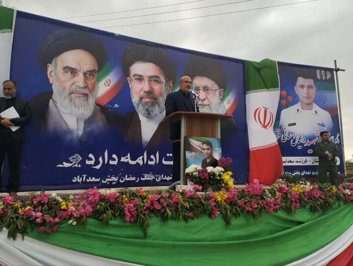 تصاویر/ چهلم شهید ناوشکن دنا در سعدآباد