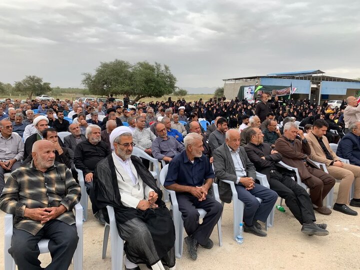 تصاویر/ چهلم شهید ناوشکن دنا در سعدآباد